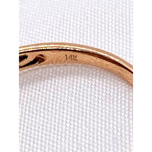 Effy Signature 14K Rose Gold Diamond & Tsavorite Panther Ring Size 9 - Picture 3 of 10